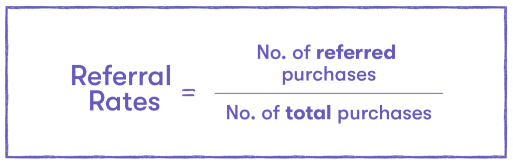 Referral rates formula