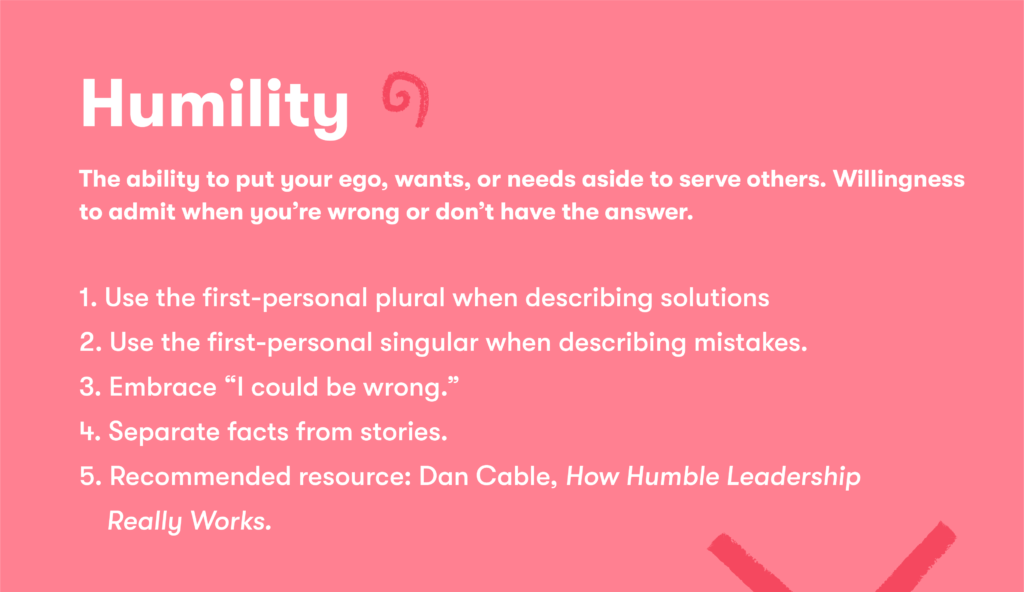 Customer service skill 11 humility